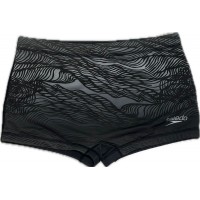 SUNGA BOXER SPEEDO NET - PRETO/CINZA